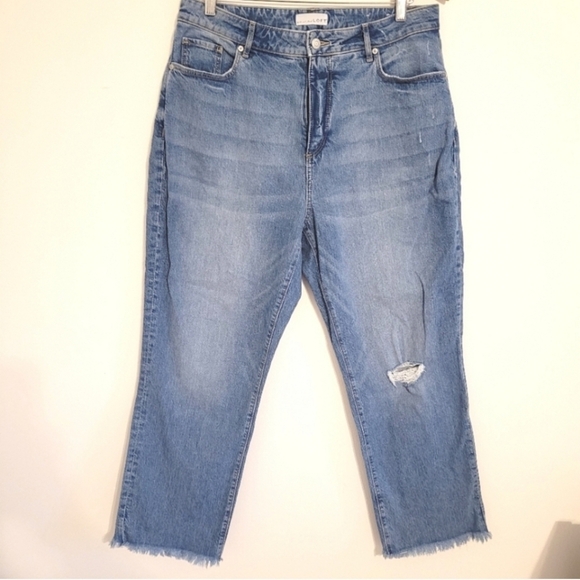 Loft the curvy straight crop jeans size 31/12 - Picture 1 of 15
